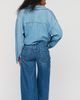 Hudson Noa High Rise Wide Leg Gaucho Jeans - 4