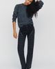 Hudson Rosie Studded High Rise Wide Leg Jeans - 1