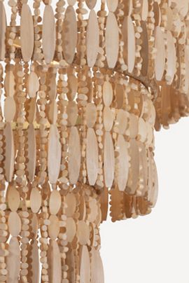 Hudson Valley Lighting Ben Cascade Wooden Beaded Chandelier