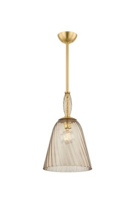 Hudson Valley Lighting Bleecker Ribbed Artisan Glass Pendant