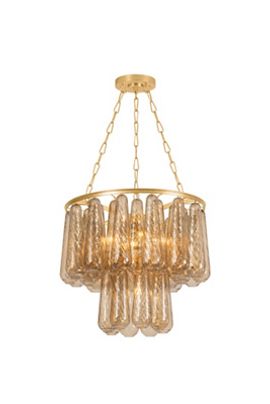 Hudson Valley Lighting Milos Cascade Droplet Glass Chandelier