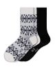 Hue Hue Argyle Stripe Boot Socks, Set of 2 - 1