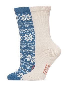 Hue Hue Crew Socks, Pack of 2