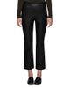 Hue Hue Faux Leather Cropped Leggings - 1