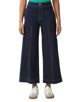 Hue Hue Fine Lines Denim Crop Jeans