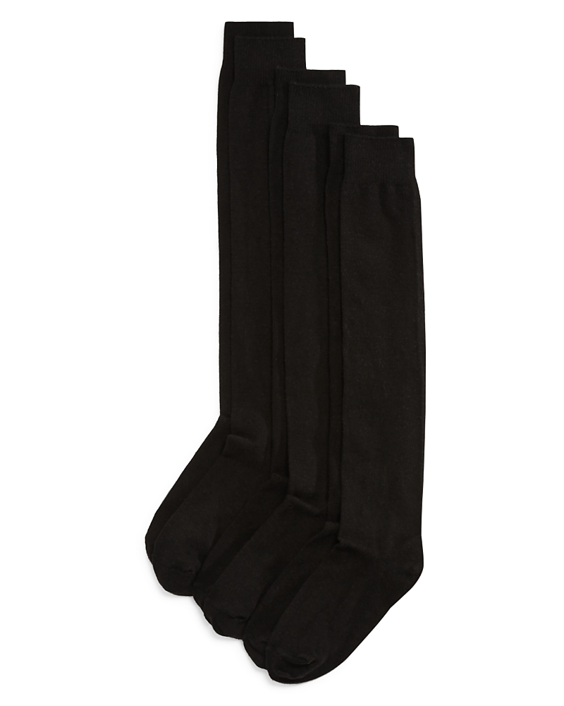 Hue Hue Flat Knit Knee Socks, Set of 3