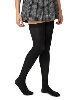 Hue Hue Opaque Over The Knee Socks