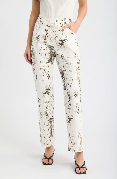 Hue Hue Pony Print Straight Leg Denim Leggings