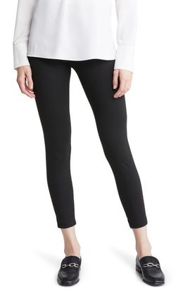 Hue Hue Reversible Ponte Knit Crop Leggings