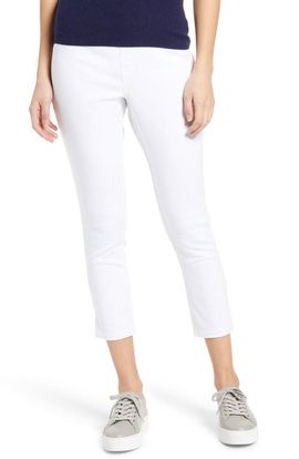 Hue Hue Women's Split Hem Denim Capri Leggings