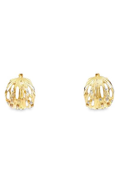 Hueb Hueb Bahia 18K Gold Diamond Clip-On Earrings
