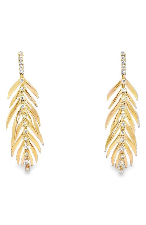 Hueb Hueb Bahia 18K Gold Diamond Drop Earrings