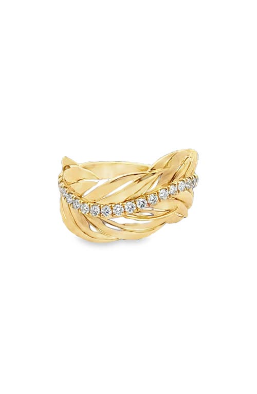 Hueb Hueb Bahia 18k Gold Diamond Statement Ring