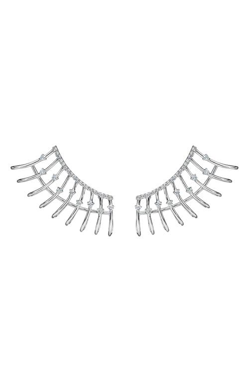 Hueb Hueb Luminus Diamond Fan Earrings