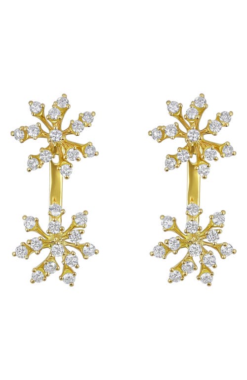 Hueb Hueb Luminus Diamond Linear Drop Earrings