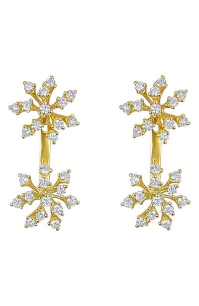 Hueb Hueb Luminus Diamond Linear Drop Earrings