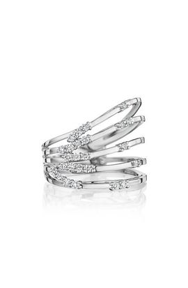 Hueb Hueb Luminus Stacked Diamond Ring