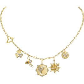 Hueb Hueb Penka 18K Gold Charm Necklace