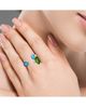 Hueb Women's Amazonia 18K White Gold, 0.13 TCW Diamonds & Multi-Gemstone Ring - 2