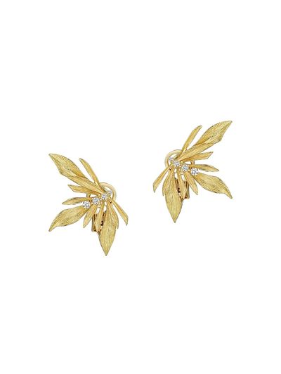 Hueb Women's Bahia 18K Gold & Diamond Stud Earrings