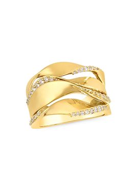 Hueb Women's Dunas 18K Yellow Gold & 0.43 TCW Diamond Ring