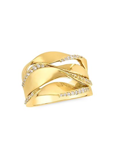 Hueb Women's Dunas 18K Yellow Gold & 0.43 TCW Diamond Ring