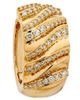 Hueb Women's Dunas 18K Yellow Gold & 0.80 TCW Diamond Wide Hoop Earrings - 4