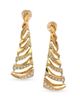 Hueb Women's Dunas 18K Yellow Gold & 2.64 TCW Diamond Spiral Drop Earrings - 1