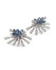Hueb Women's Mirage Diamond & London Blue Topaz Stud & Ear Jacket Set - 1