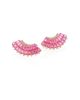 Hueb Women's Mirage Diamond & Pink Sapphire Ear Crawlers - 1