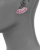 Hueb Women's Mirage Diamond & Pink Sapphire Ear Crawlers - 2