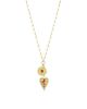 Hueb Women's Penka 18K Yellow Gold, Ruby & 0.52 TCW Diamond Heart Pendant Necklace - 1