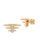 Hueb Women's Tribal 18K Yellow Gold & Diamond Earrings - 1