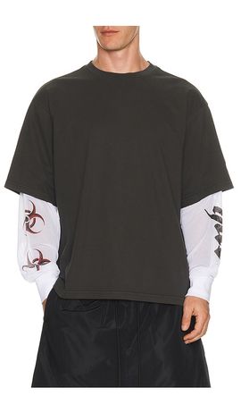 HUF HUF Leon Long Sleeve Double Layer Top