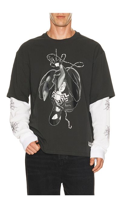 HUF HUF x Spider-Man Web Long Sleeve Double Layer Top