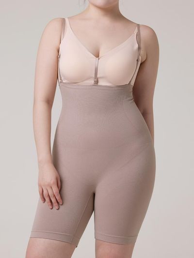 HUGDAY 2-WAY Strap Ribbed Shaper Panties
