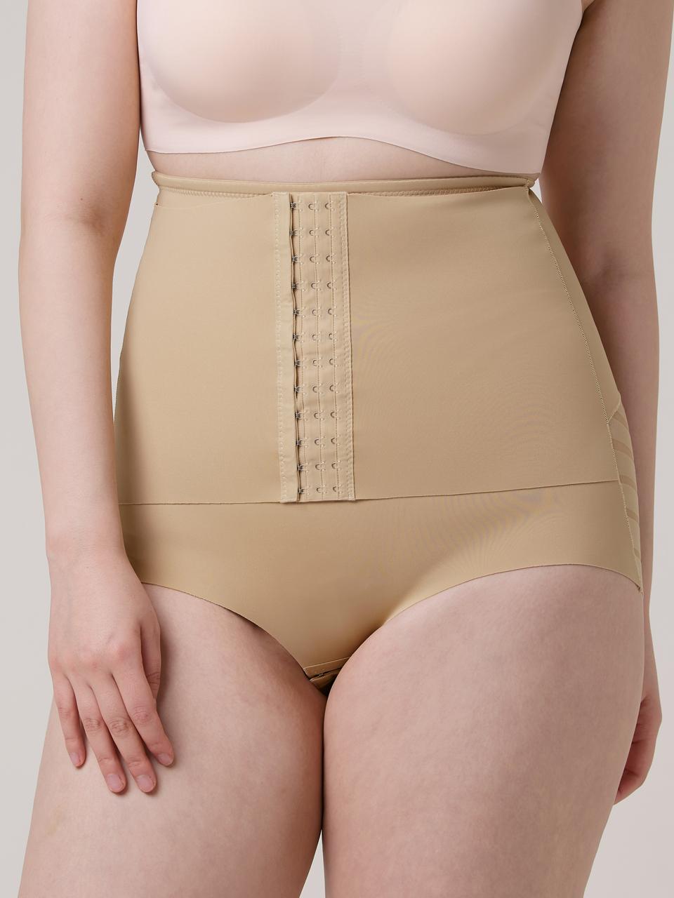 HUGDAY Corset Hip Sheer Shaper Panty