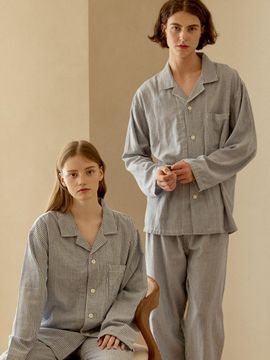 HUGDAY Couple ZanStreet Cotton Pajama Set