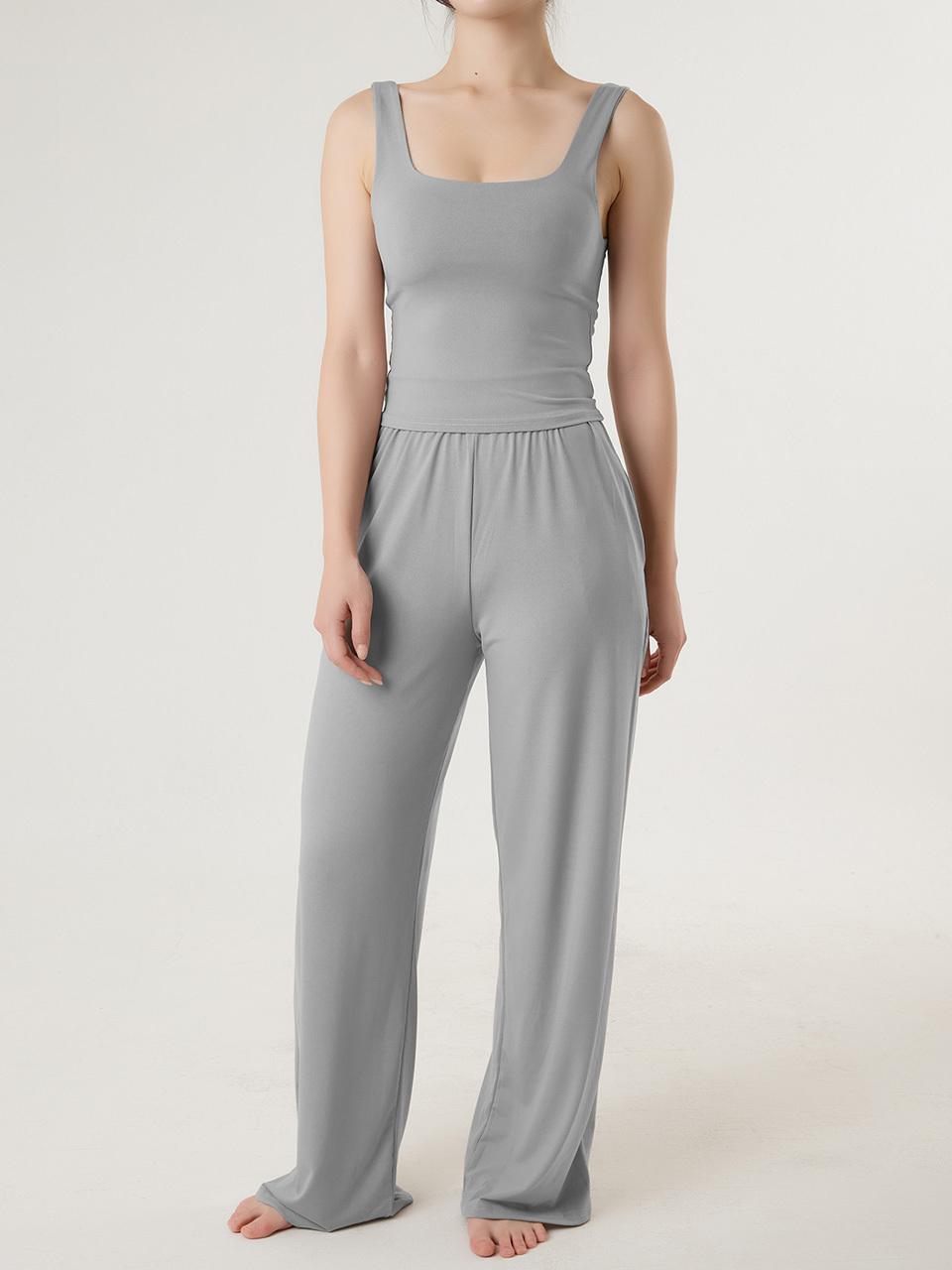 HUGDAY Iced Touch Sleeveless Set