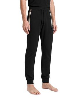 Hugo Boss Hugo Boss Authentic Cotton Blend Drawstring Stripe Logo Pants