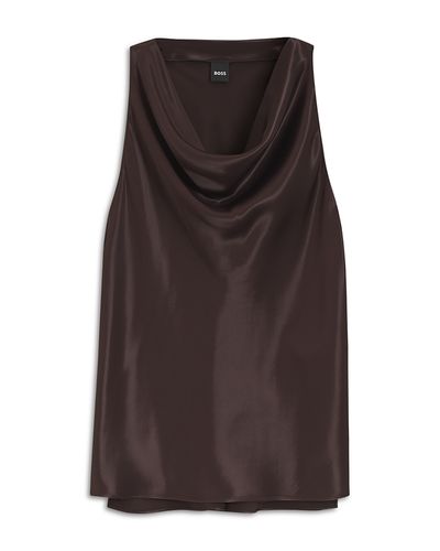 Hugo Boss Hugo Boss Bouana Sleeveless Cowlneck Top