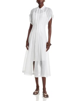 Hugo Boss Hugo Boss Davinata Sheer Shirt Dress