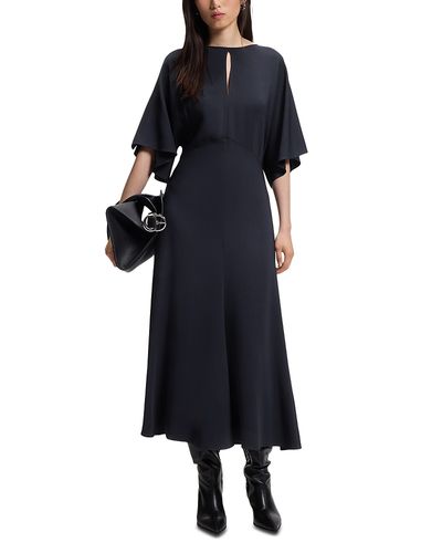 Hugo Boss Hugo Boss Donaza Flutter Sleeve Midi Dress