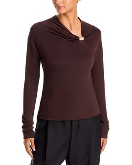 Hugo Boss Hugo Boss Edonya Embellished Long Sleeve Top