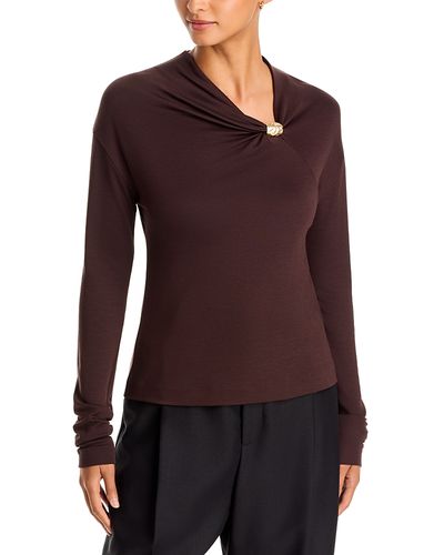 Hugo Boss Hugo Boss Edonya Embellished Long Sleeve Top