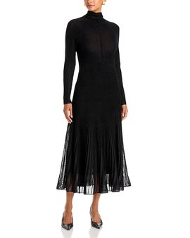 Hugo Boss Hugo Boss Felvetta Ribbed Velvet Maxi Dress