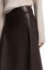 Hugo Boss Hugo Boss Sekana A Line Leather Skirt - 4