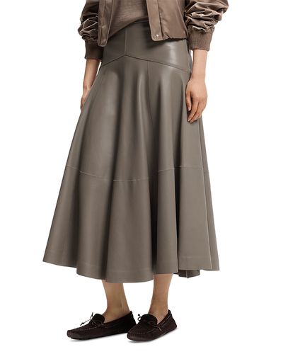 Hugo Boss Hugo Boss Sesola Leather Skirt