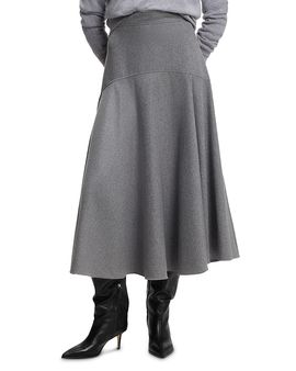 Hugo Boss Hugo Boss Vopala Flannel Midi Skirt