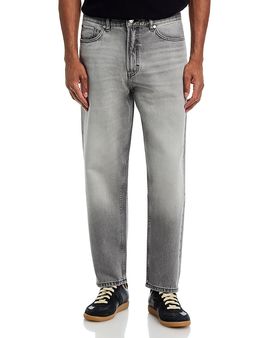 Hugo Hugo 838 Relaxed Tapered Fit Jeans in Silver